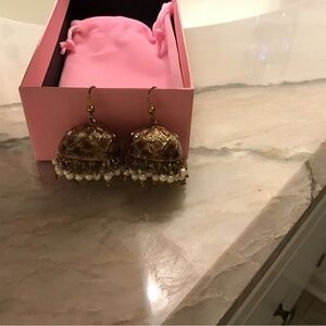 Pearl Jhumkas Earrings